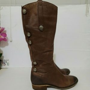 Arturo Chiang Brown Leather BootsSize 7M